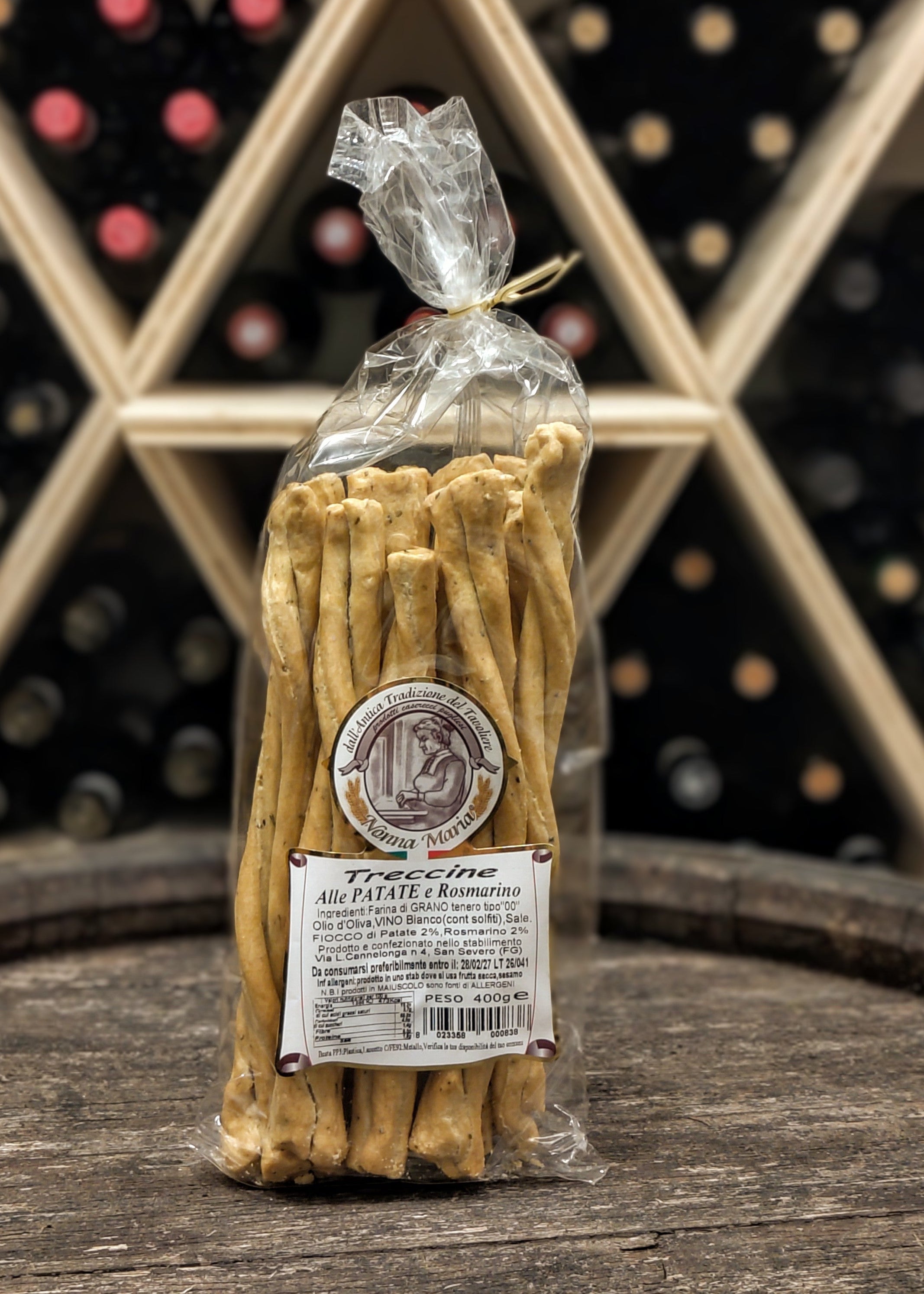 Treccine alle Patate e Rosmarino  400g